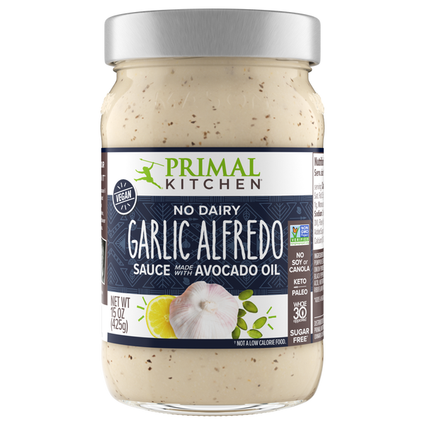 What's Inside No-Dairy Garlic Alfredo Sauce
