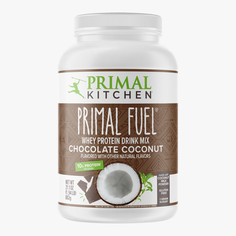 Primal Fuel: Chocolate Coconut Whey Protein Drink Mix